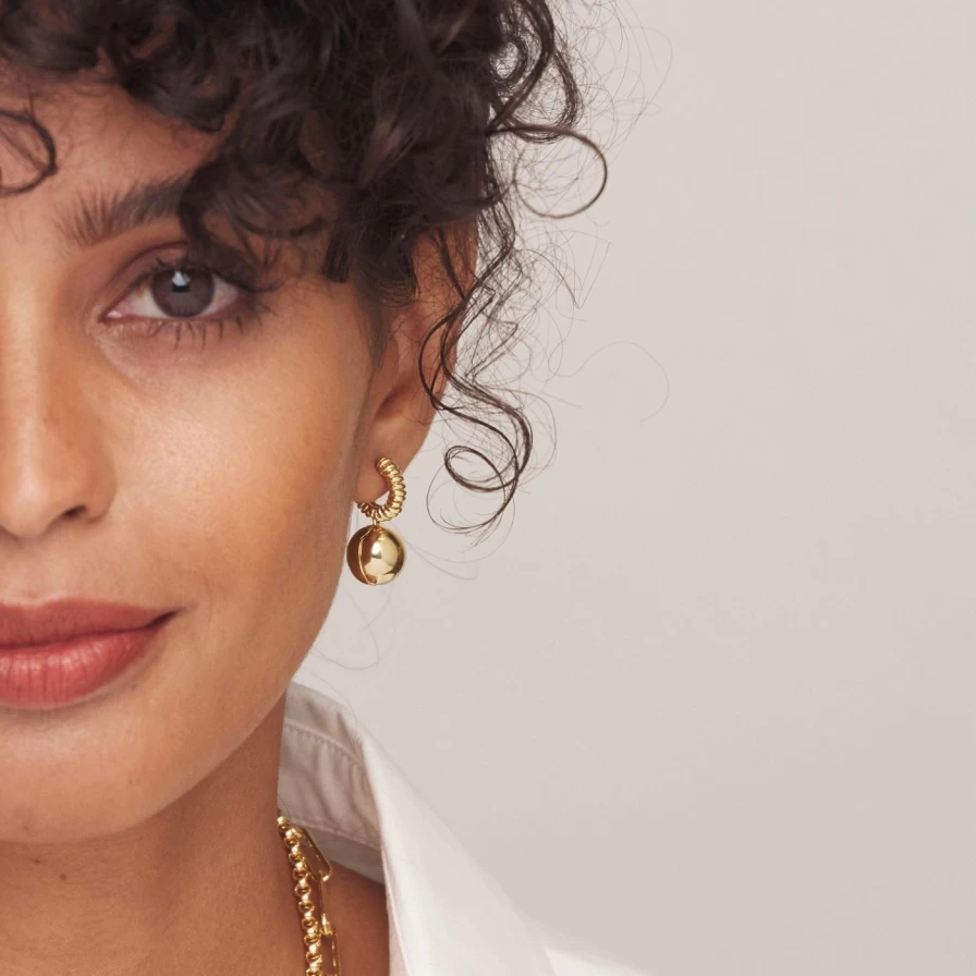 Monbouquette Bubble Drop Earrings – Elegant Dangling Jewelry for Women