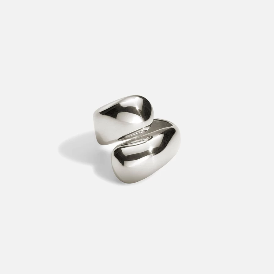AGMES Synergy Ring - Modern Minimalist Gold Band for Women | Stackable Jewelry