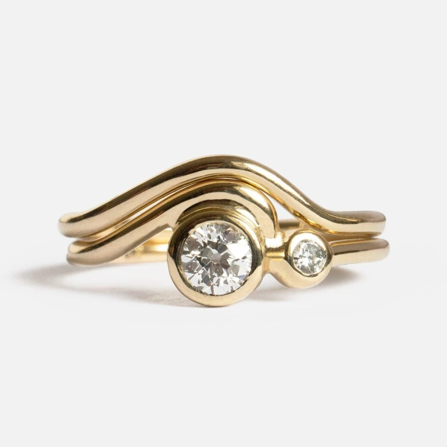 0.25Ct M. Hisae Masumi White Diamond Ring for Women - Elegant Solitaire Engagement Band