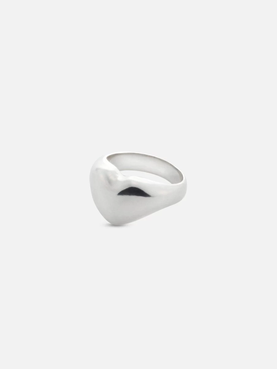 "Annika Inez Sterling Silver Heart Ring – Elegant Jewelry for Women"