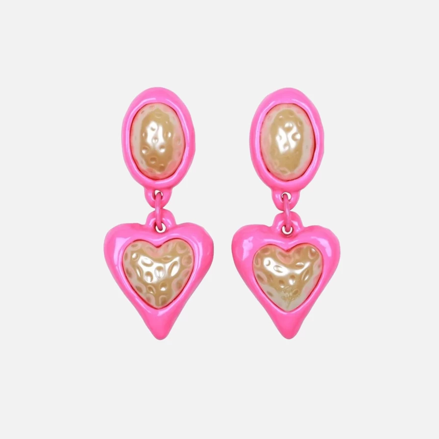 Julietta Pink Night Fever Earrings – Trendy Women's Fashion Jewelry