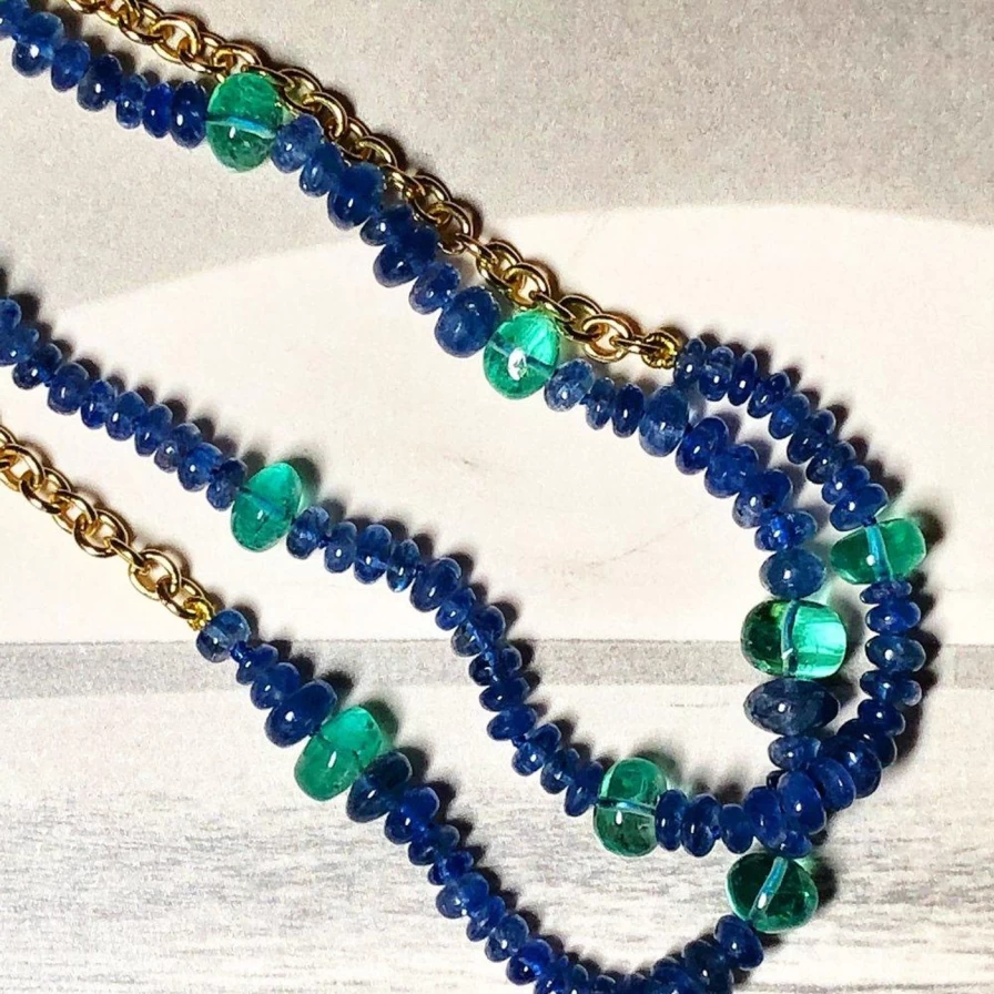 Objet-a La Plage Sapphire & Colombian Emerald Fine Jewelry Collection