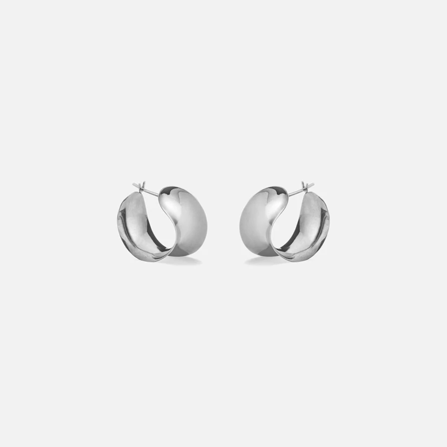 AGMES Mini Laila Hoops - Elegant Gold-Plated Mini Hoop Earrings for Women