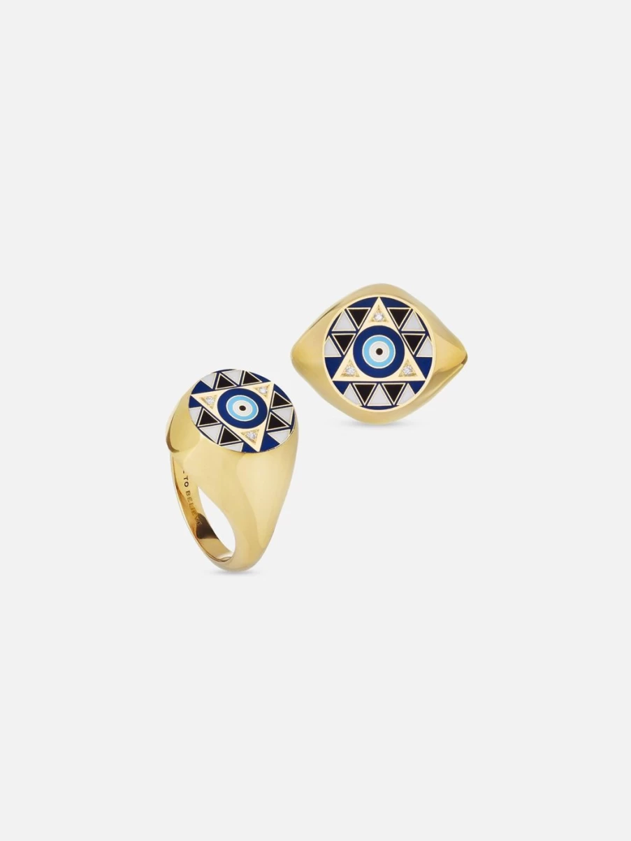 Spallanzani Small Believe Ring - Protection Charm Sterling Silver Band
