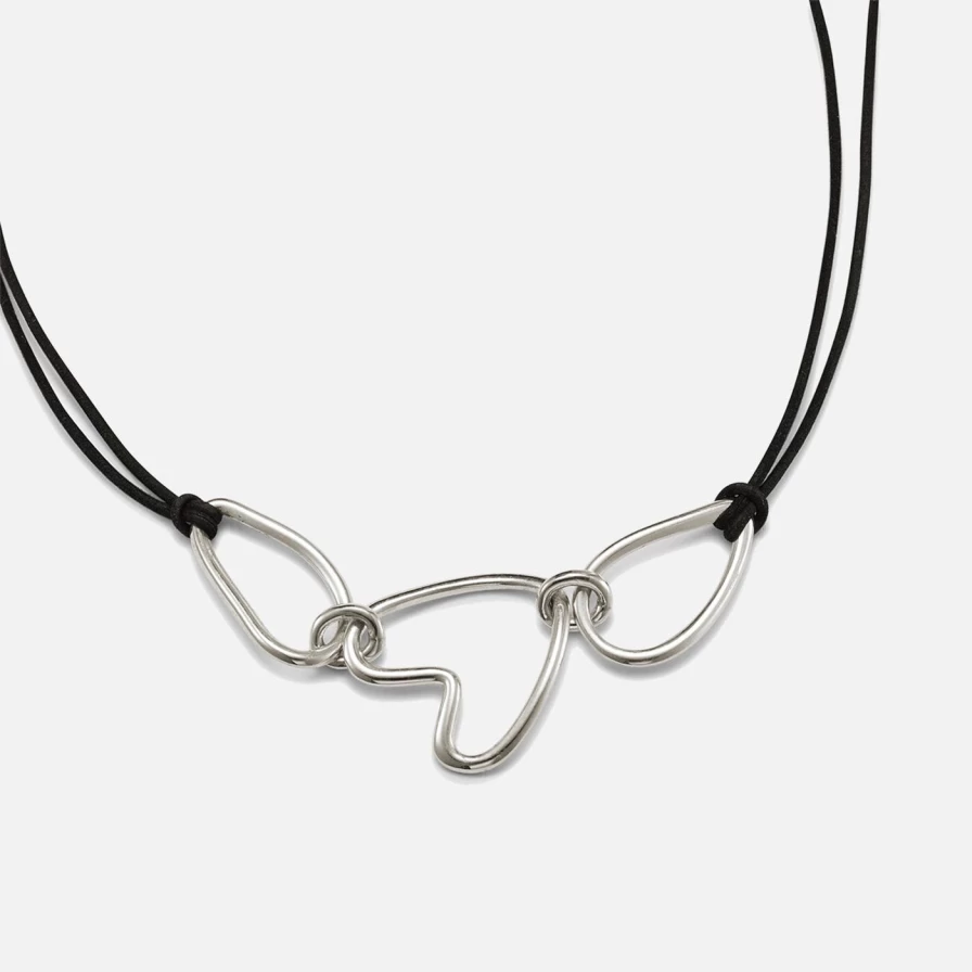 AGMES Sterling Silver Betty Pendant Necklace