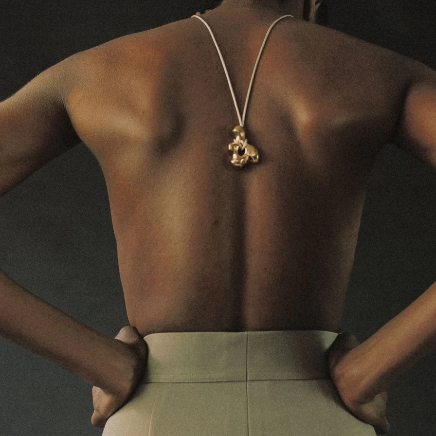 AGMES Bodmer Pendant Necklace - Minimalist Modern Jewelry