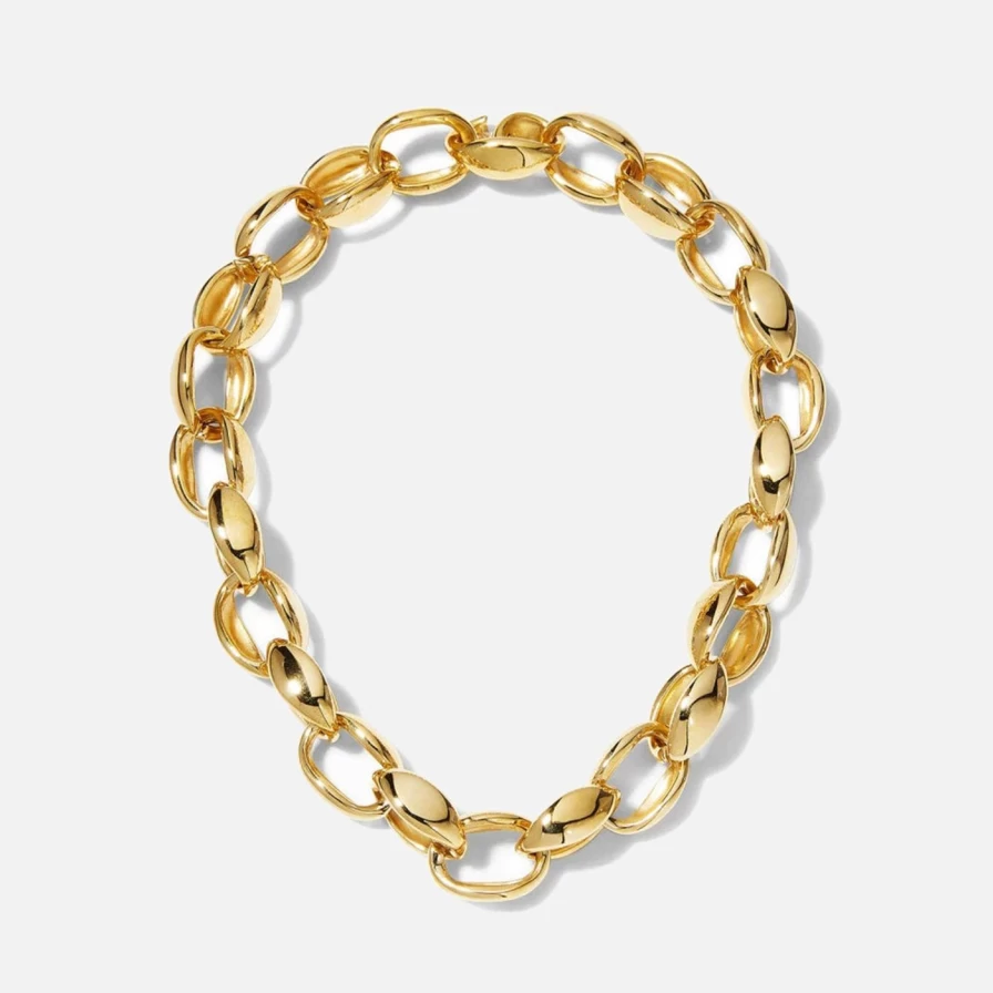 Ariana Boussard-Reifel Apnet Chain Necklace - Elegant Gold Layered Necklace for Women