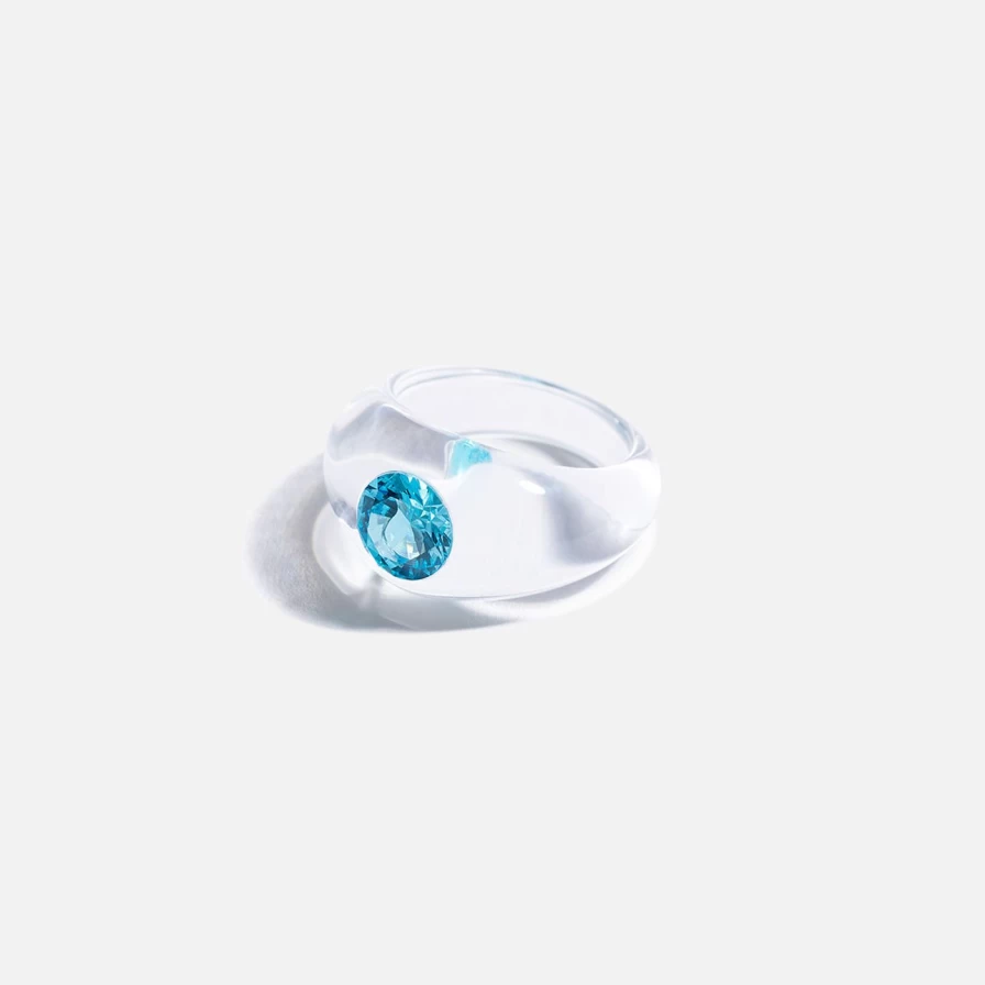 Sarah Noor Astro Blue Sapphire Ring – Elegant Celestial Jewelry for Women