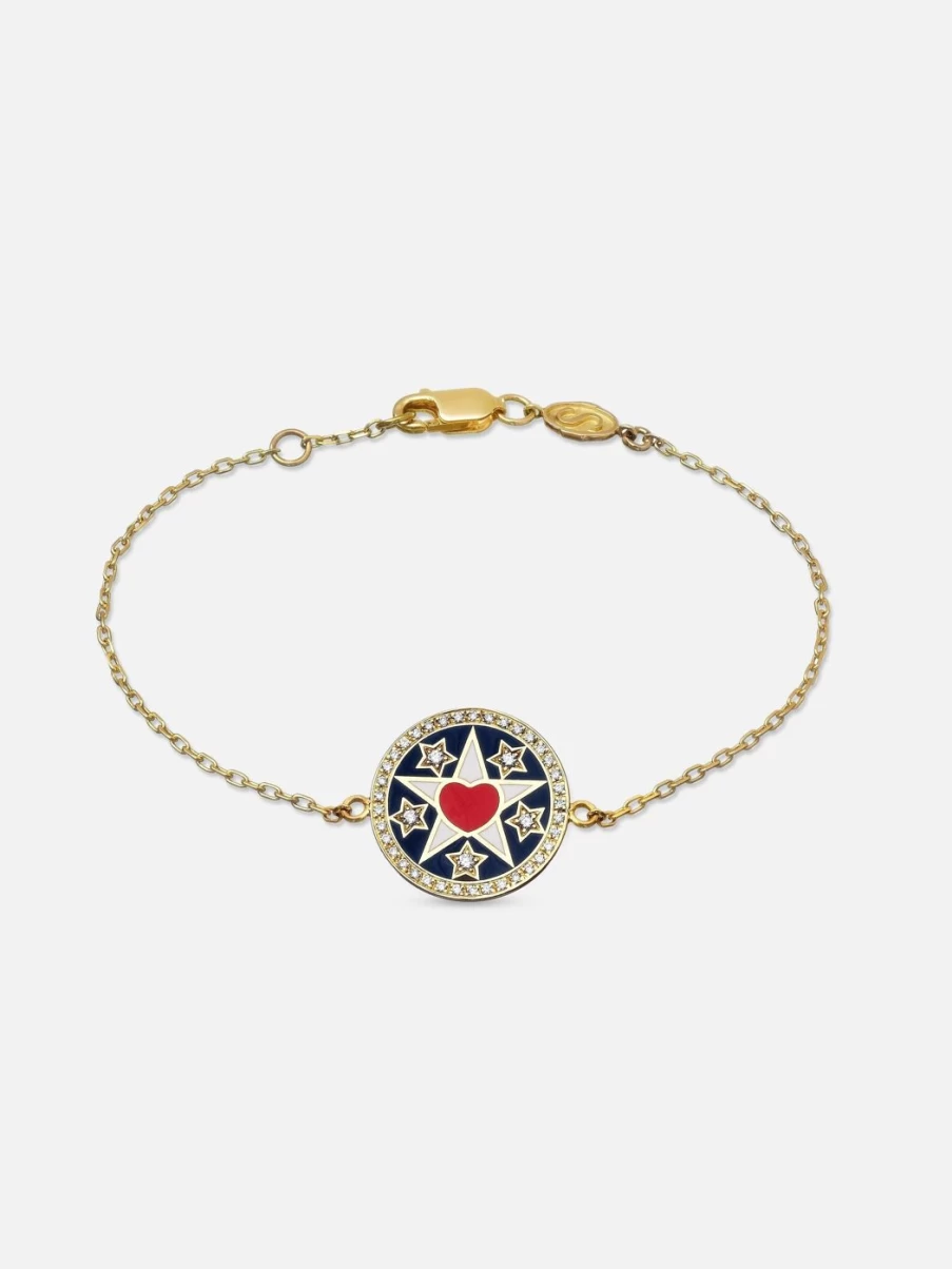 "Spallanzani Believe in Love Charm Bracelet - Sterling Silver Inspirational Gift"