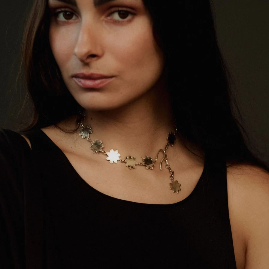 Ariana Boussard-Reifel Orion Necklace in Sterling Silver - Short Minimalist Pendant
