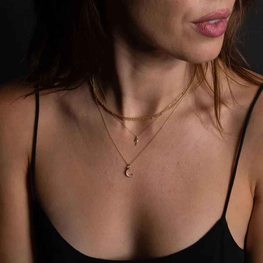 Talon Jewelry Tiny Mushroom Charm Necklace - Dainty Itty Bitty Pendant for Women