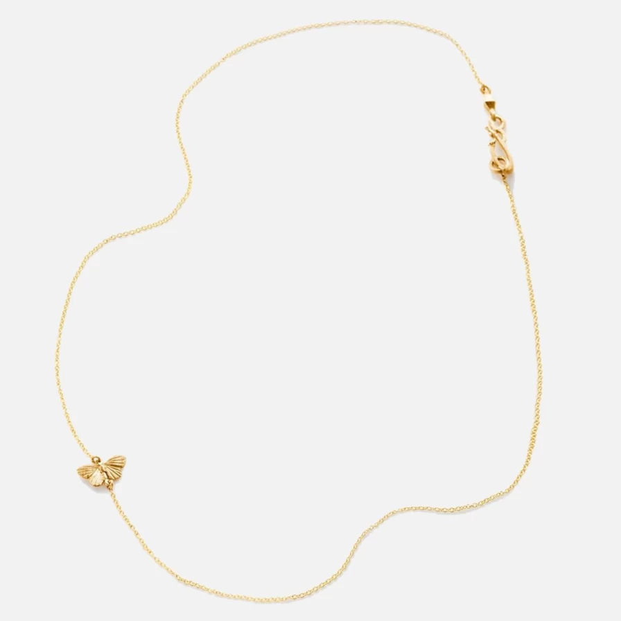 James Banks Design Tiny Asterope Single Migration Sterling Silver Necklace