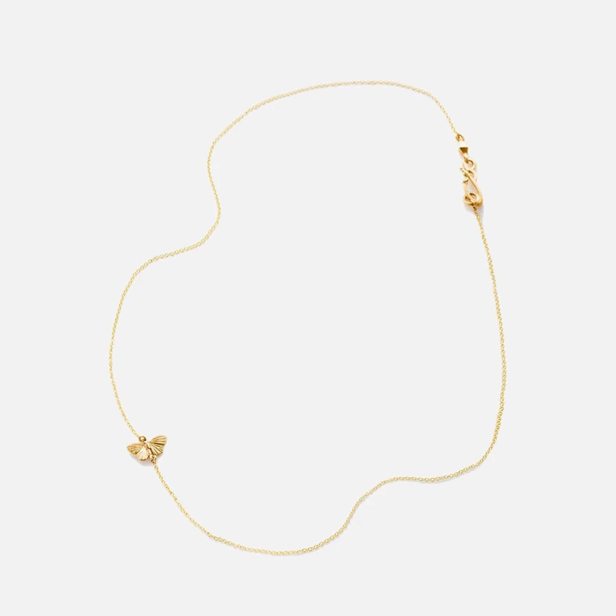 James Banks Design Tiny Asterope Single Migration Sterling Silver Necklace