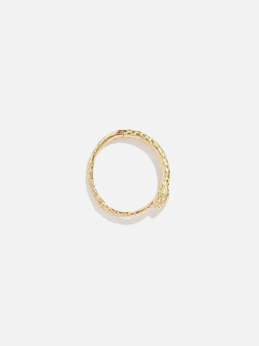 Pamela Love 11mm Serpentine Clicker Bracelet - Adjustable Gold-Tone Cuff